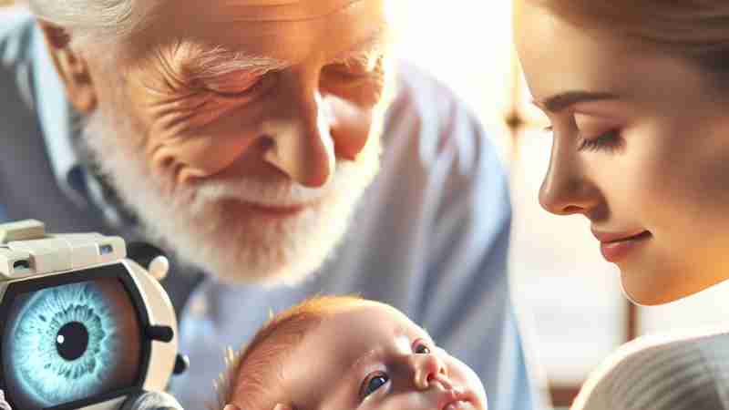 Understanding Glaucoma: Early Detection and Prevention in Newborns and Adults, Concept art for illustrative purpose, tags: und - Monok